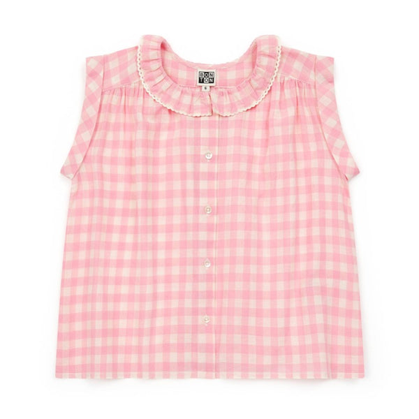 bonton nectari top vichy rose