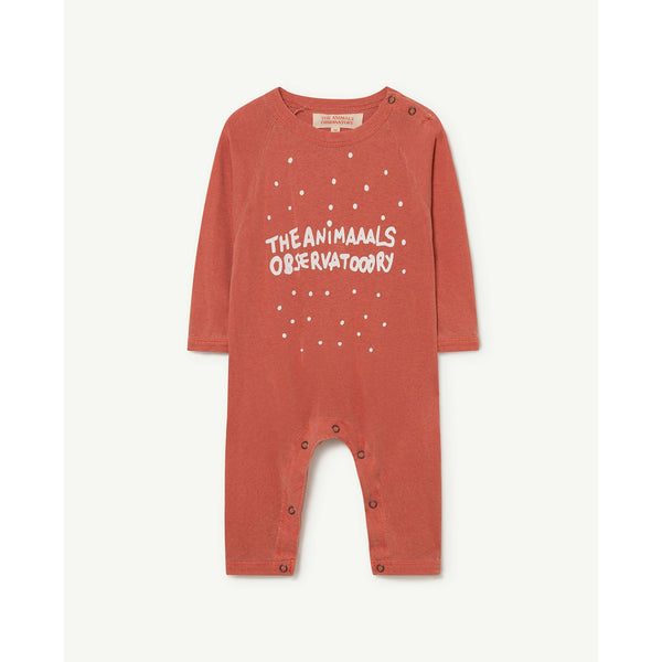 the animals observatory owl baby pajama red the animals