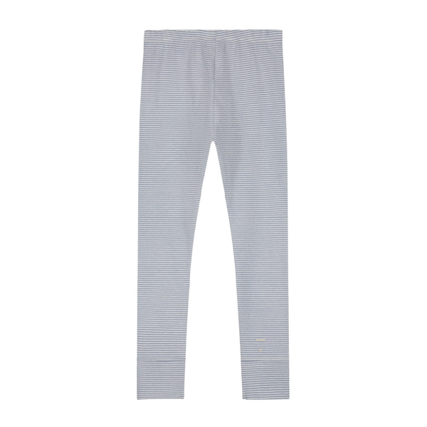 gray and white striped leggings
