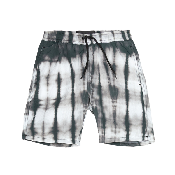 finger in the nose goodboy swim trunks tie dye