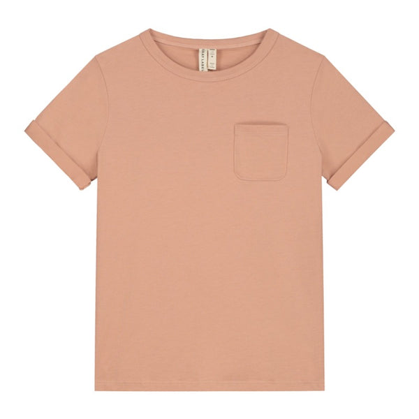 gray label s/s pocket tee rustic clay
