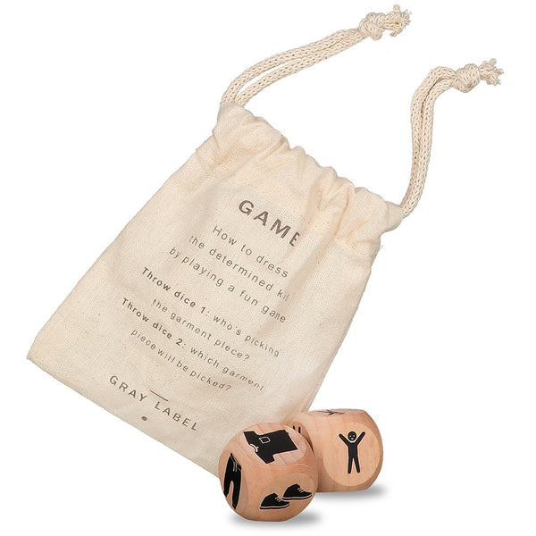 Kodomo Boston, Gray Label Getting Dressed Game, White