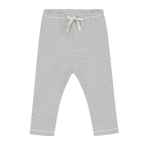 gray label, baby leggings, grey melange/cream, slim fit bottoms with drawstring waist