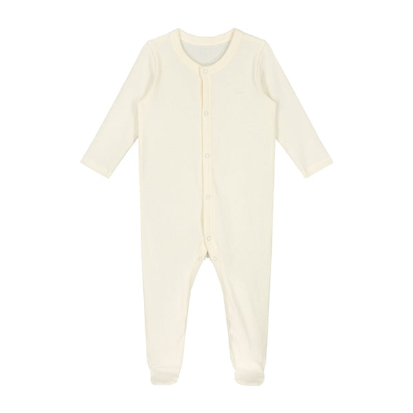 gray label baby sleep suit cream