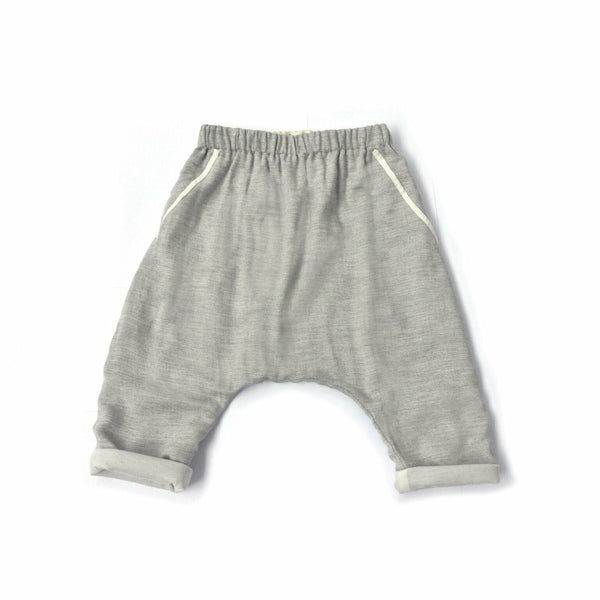 treehouse lire trousers light grey - kodomo baby bottoms - children's clothing in boston, treehouse - bobo choses, atsuyo et akiko, belle enfant, mamma couture, moi, my little cozmo, nico nico