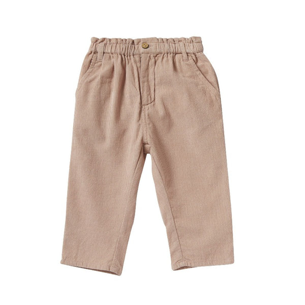 bonheur du jour mary pants pink, baby children corduroy trousers
