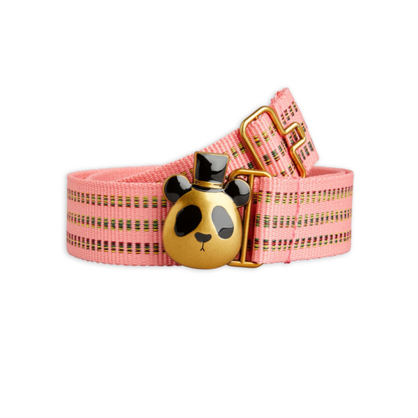 mini rodini panda belt pink