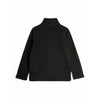 mini rodini micro fleece zip long sleeve tee black