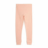 mini rodini solid rib leggings pink back view