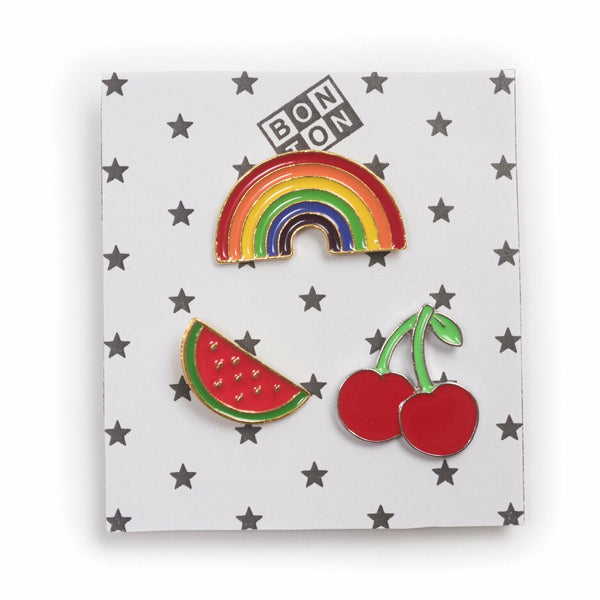 bonton rainbow pin - kodomo boston