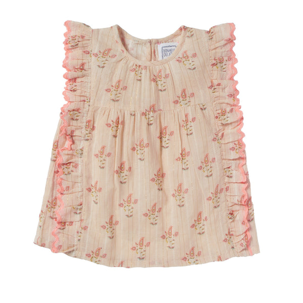 bonheur du jour palmette blouse nude, free shipping kodomo boston