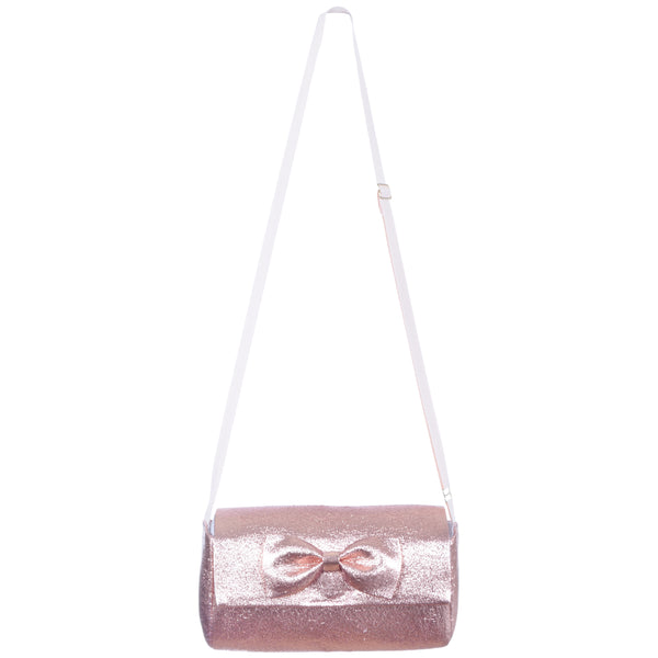 hucklebones bow bag rose gold, sparkle accessories for kids free shipping kodomo boston