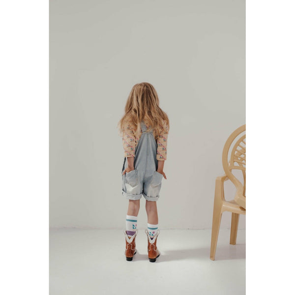 repose ams short dungaree ocean blue – kodomo