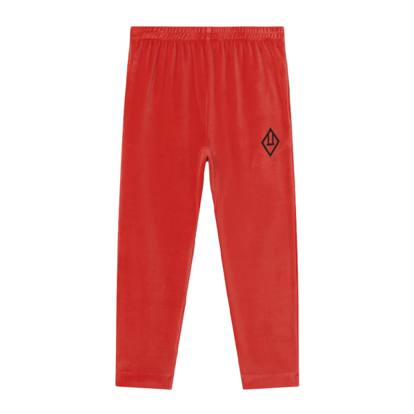 the animals observatory velvet chameleon pants red