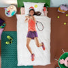 snurk tennis duvet cover set, kid's bedding