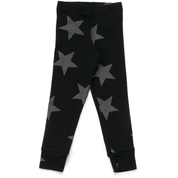 nununu star black leggings - kodomo
