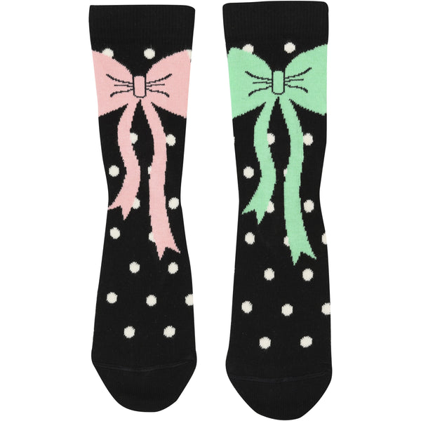 wauw capow by bang bang copenhagen wrap it socks black white dots, ethical baby and kids clothing for fall winter 2020 at kodomo boston, free shipping