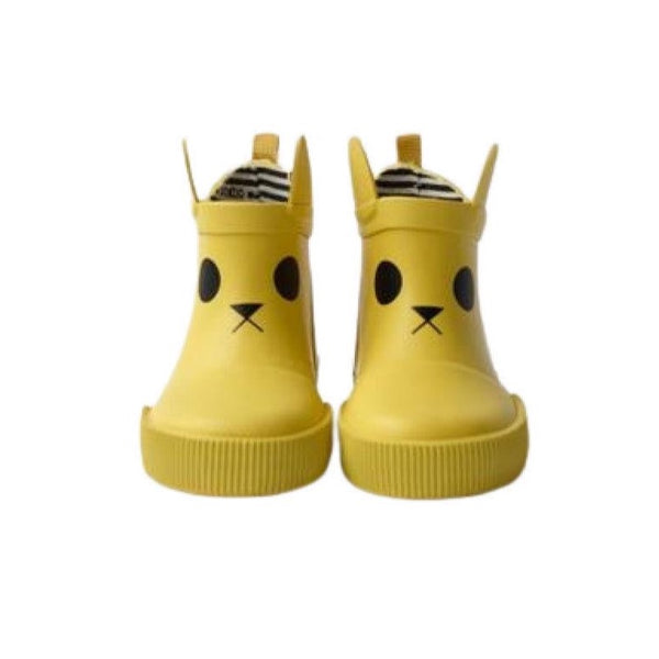 boxbo kerran ankle boots yellow, kid's rainboots