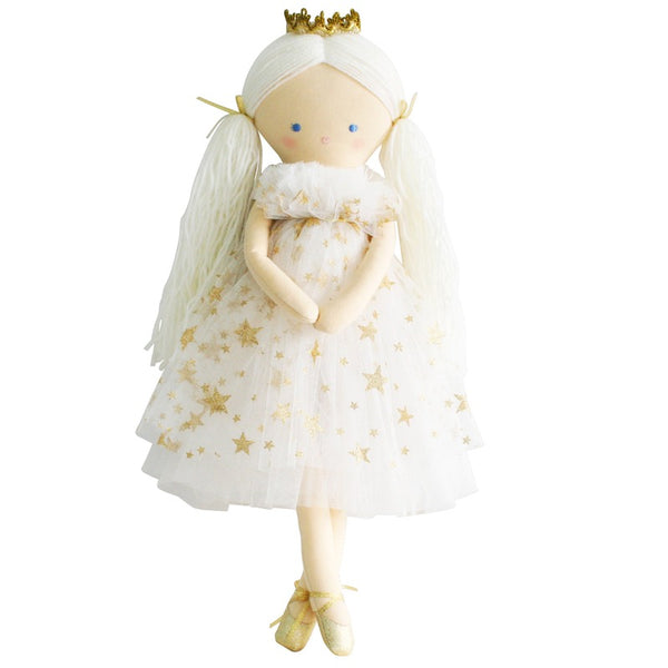 alimrose penelope princess gold star tulle doll