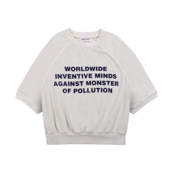 bobo choses iconic WIMAMP short sleeve kids sweatshirt Edit alt text
