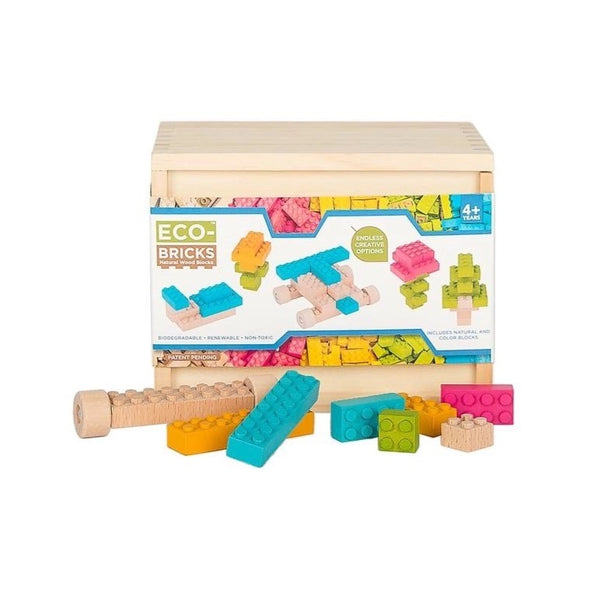 once kids color eco-bricks 54 piece