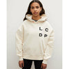 les coyotes de paris len oversized hooded sweatshirt cream