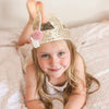 alimrose sequin bunny crown gold