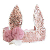 alimrose sequin bunny crown rose gold