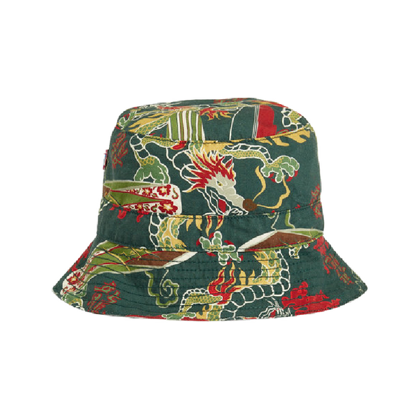 bellerose pack woven dragon hat green/red
