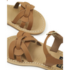 bonton elena leather sandals camel