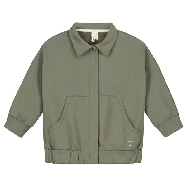 gray label collar jacket moss - kodomo boston, fast shipping, new arrivals, boys and girls jackets