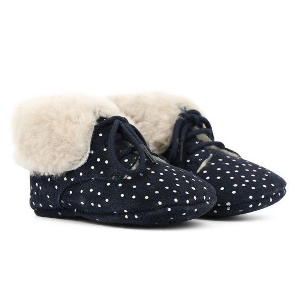 pom d'api first fur polka dots - kodomo shoes - children's clothing in boston, pom d'api - bobo choses, atsuyo et akiko, belle enfant, mamma couture, moi, my little cozmo, nico nico