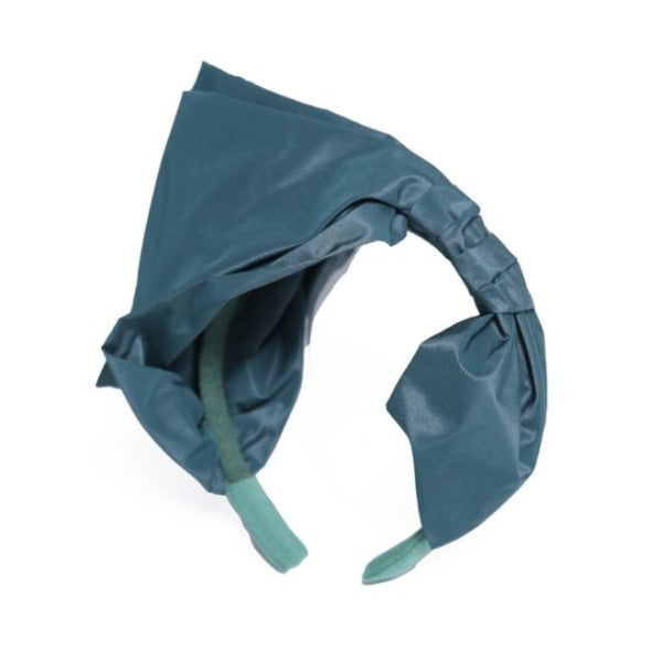 tia cibani genoveva asymmetric turban, girls hair accessories blue