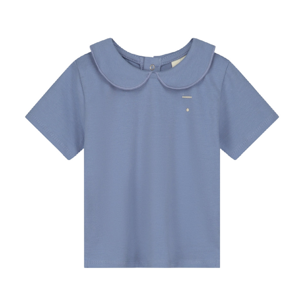 gray label baby collar tee lavender