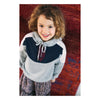 simple kids hoodie sweatshirt grey, european children's designers at kodomo boston free shipping