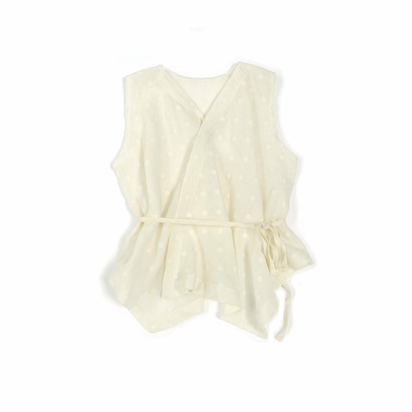 treehouse sori dawn dots sleeveless blouse