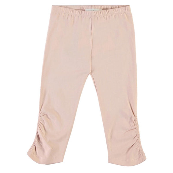 molo nila leggings petal blush, girl's organic cotton bottoms