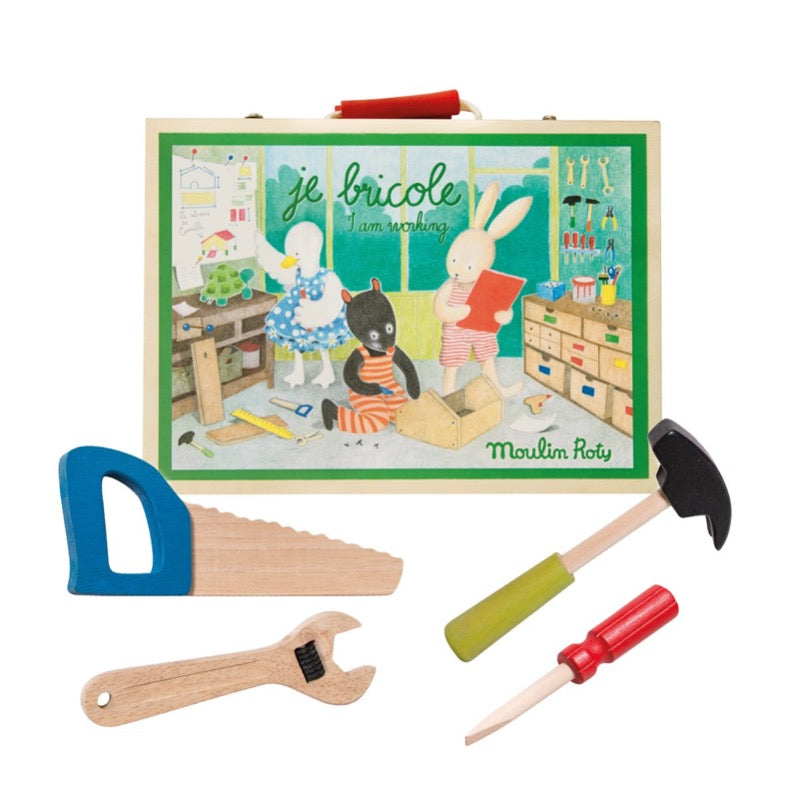 moulin roty i am working tool valise