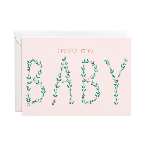 mr boddington's studio thanks from baby notecards