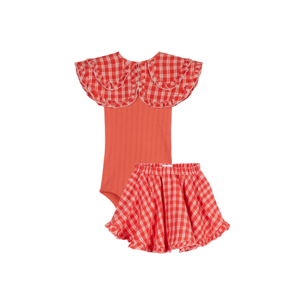 wolf & rita carminho set cherry check