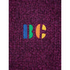 bobo choses big b cardigan plum