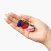 strawberry patch hair claw clip set