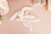 alimrose darcey bunny baby comforter ivory
