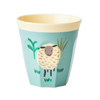 Children's cup with a sheep design 
