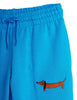 mini rodini dog embroidered sweatpants blue