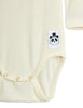 mini rodini rib baby body off white