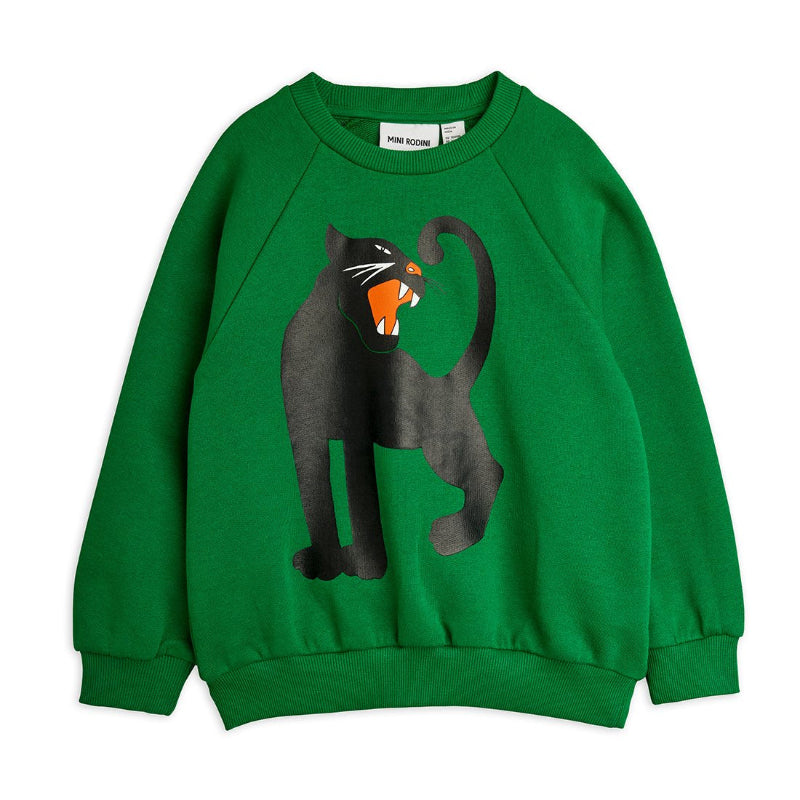 mini rodini panther sp sweatshirt green
