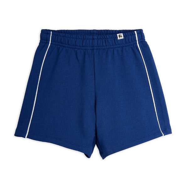 mini rodini cable plain piping shorts blue