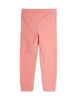 mini rodini penguin emb microfleece trousers pink