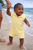 1+ in the family alaro baby romper lemon